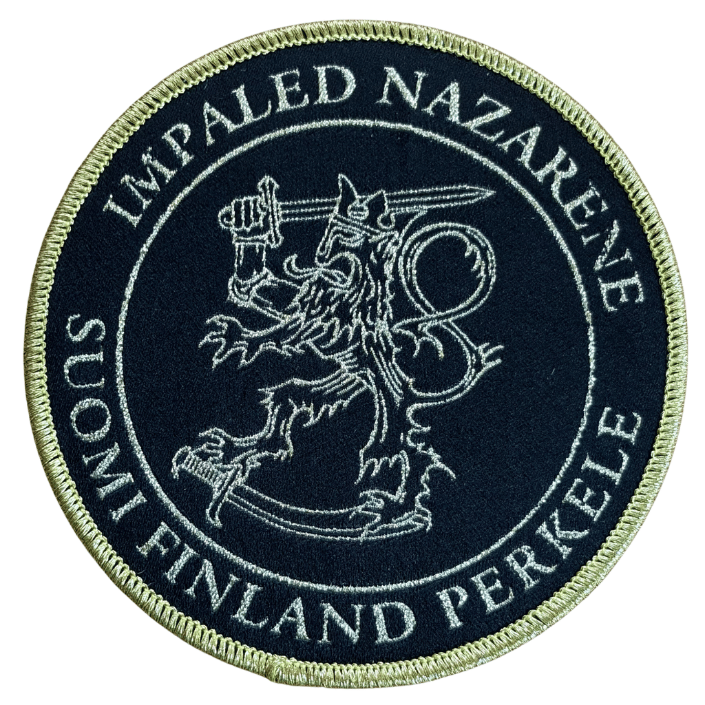 Impaled Nazarene Patch Rund · Suomi Finland Perkele (Ø 10cm)