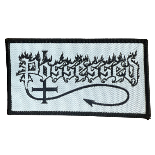 Possessed Patch · Logo Stripe Black White