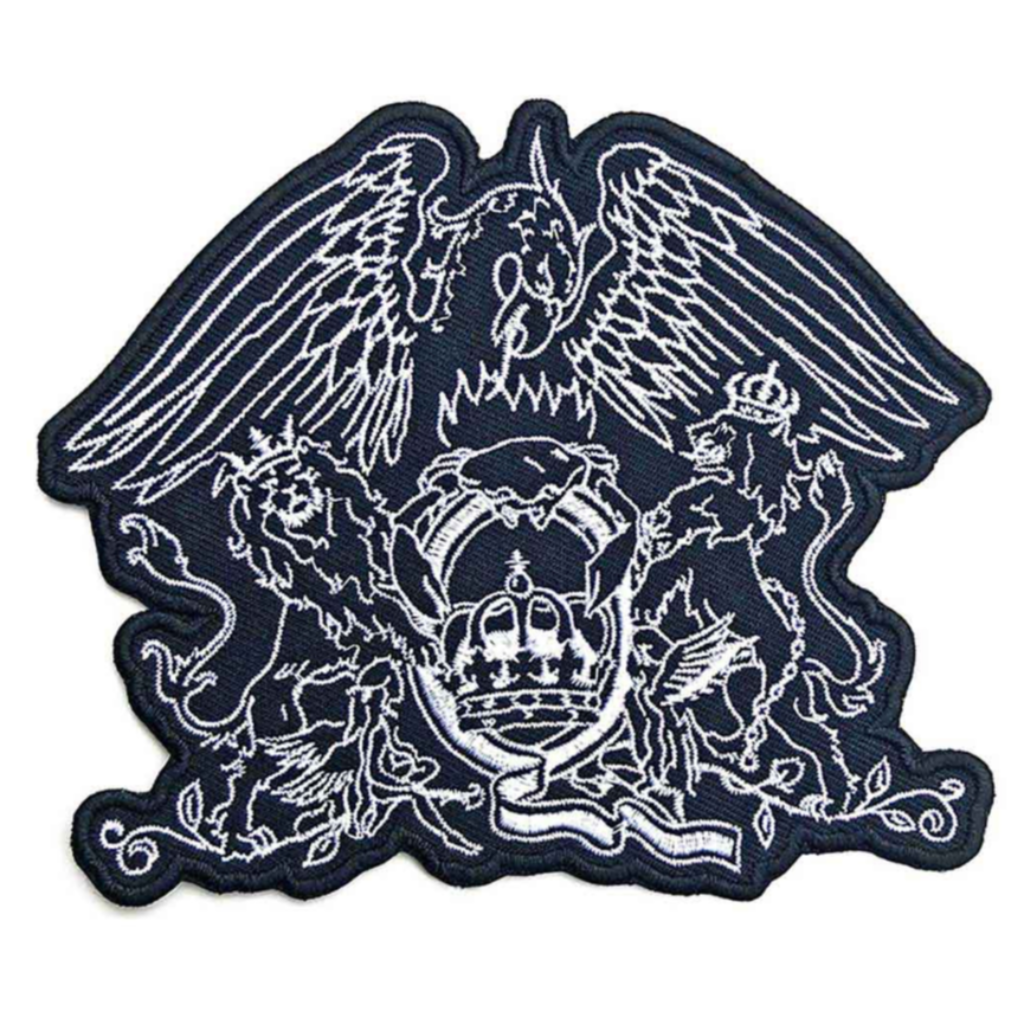 Queen Patch Aufnäher · Cut Out Crest · Official Music Band Merch