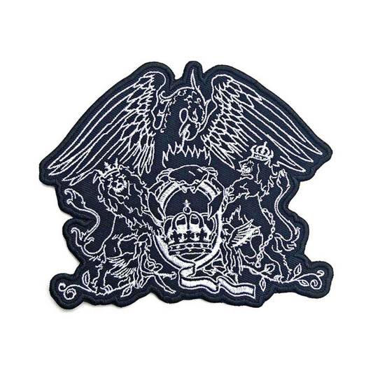 Queen Patch Aufnäher · Cut Out Crest · Official Music Band Merch