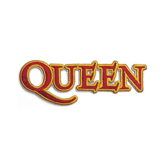 Queen Patch Aufnäher · Cut Out Logo · Official Music Band Merch