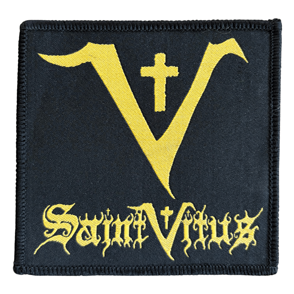 Saint Vitus Patch · V Logo Yellow (10cm x 10cm)