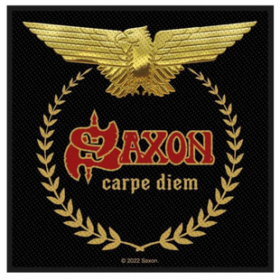 Saxon Patch Aufnäher · Carpe Diem · Offizieller Metal Band Merch