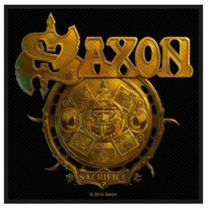 Saxon Patch Aufnäher · Sacrifice · Offizieller Metal Band Merch