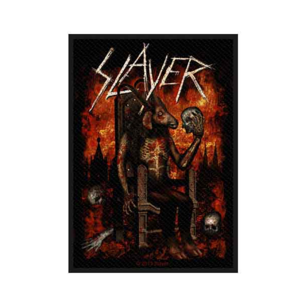 Slayer Aufnäher Patch - Motiv: Devil on Throne