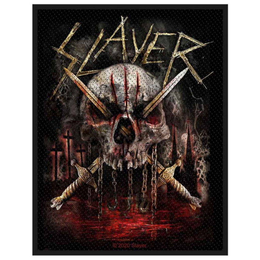 Slayer Aufnäher Patch - Motiv: Skull and Swords