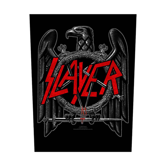 Slayer Backpatch Rückenaufnäher Black Eagle