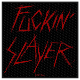 Slayer Patch Aufnäher · Fuckin Slayer · Offizieller Metal Band Merch