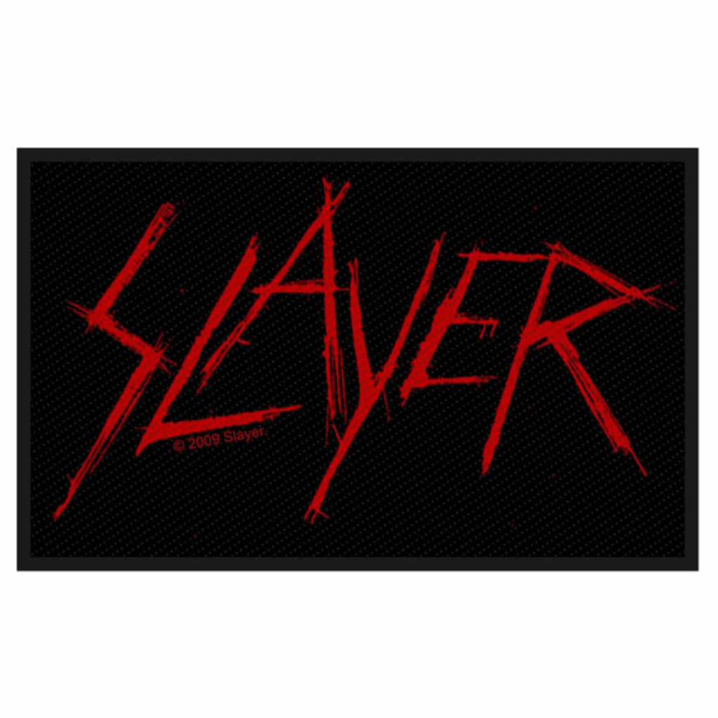 Slayer Patch Aufnäher · Scratched Logo · Online kaufen – Totenkopf.com