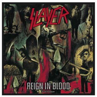 Slayer Patch Aufnäher · Reign in Blood · Offizieller Metal Band Merch