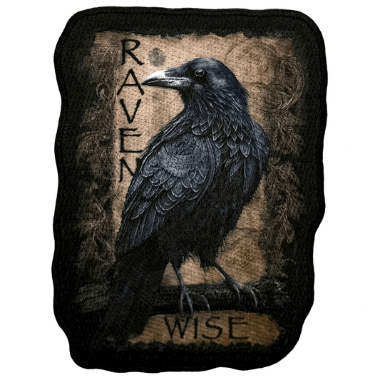 Spiral Biker Motiv Patch · Raven Wise