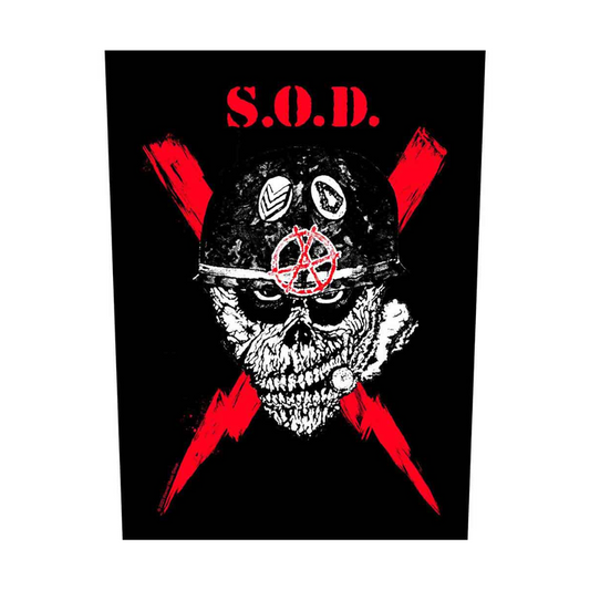 Stormtroopers of Death S.O.D Backpatch Rückenaufnäher Scrawled Lightning