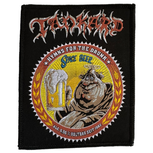 Tankard Patch Aufnäher · Hymns For The Drunk · Offizieller Metal Band Merch