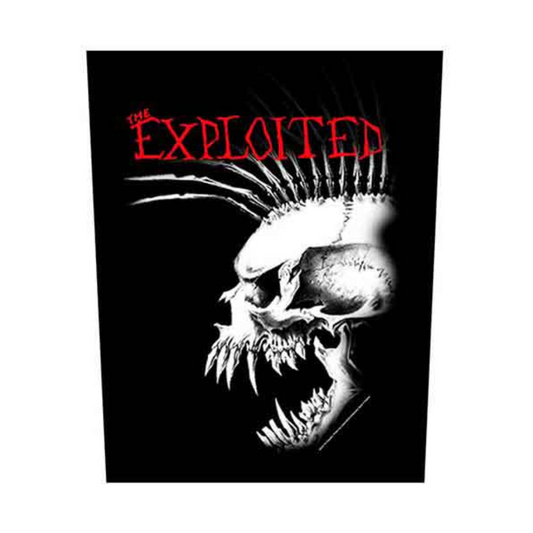 The Exploited Backpatch Rückenaufnäher Bastard Skull