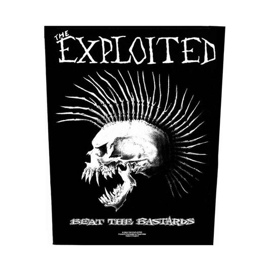 The Exploited Backpatch Rückenaufnäher Beat the Bastards