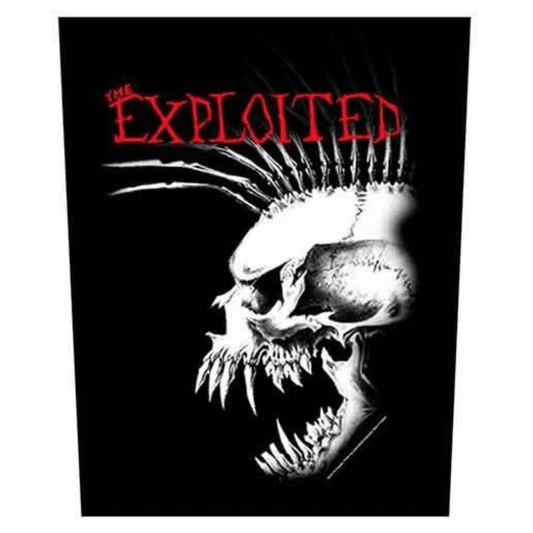 The Exploited Backpatch Rückenaufnäher · Bastard Skull (29cm x 34cm)