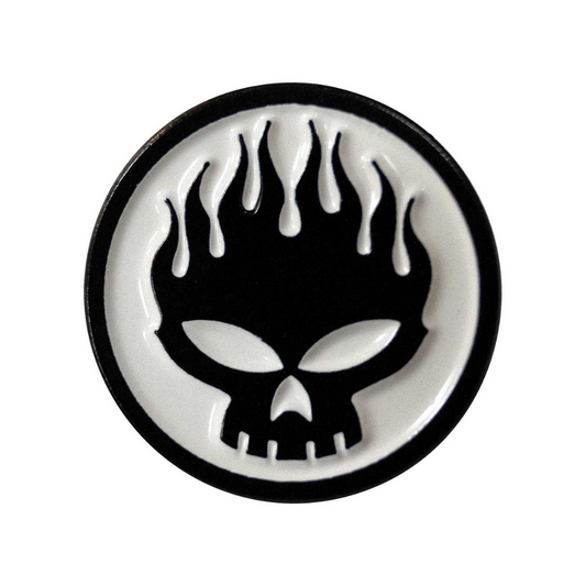 The Offspring Metal Anstecker Pin - Motiv: Logo Skull