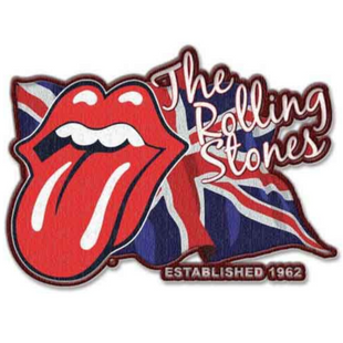 The Rolling Stones Patch Aufnäher · Lick The Flag · Offizieller Rock Band Merch