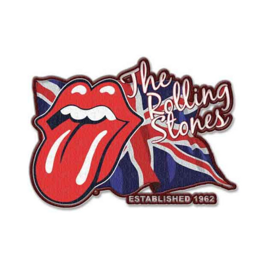 The Rolling Stones Patch Aufnäher · Lick The Flag · Official Band Merch