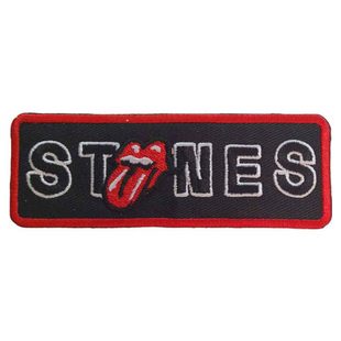 The Rolling Stones Patch Aufnäher · Border No Filter Licks Stripe · Offizieller Rock Band Merch