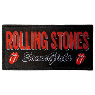 The Rolling Stones Patch Aufnäher · Some Girls Logo Standard · Offizieller Rock Band Merch