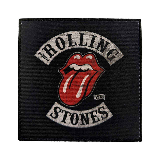 The Rolling Stones Patch Aufnäher · Tour 1978 · Official Band Merch