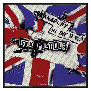 The Sex Pistols Patch Aufnäher · Anarchy in the UK · Offizieller Rock Band Merch