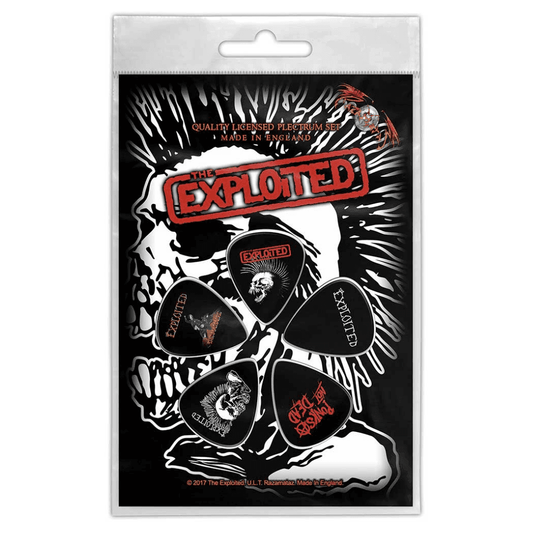 The Exploited Plektren · Skull
