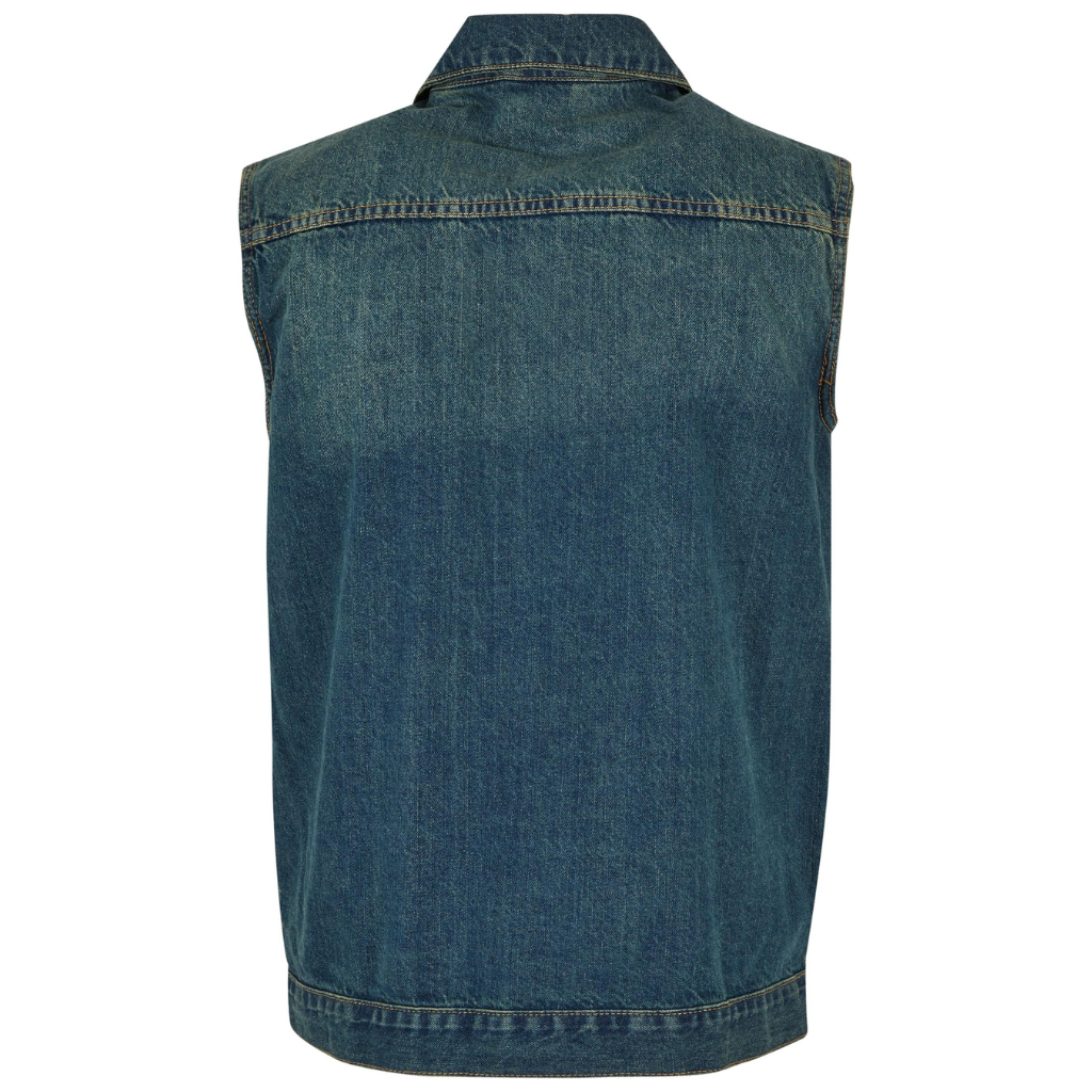 Jeans-Kutte / Metal-Weste Urban Classics Blau / Lighblue (bis 4XL)