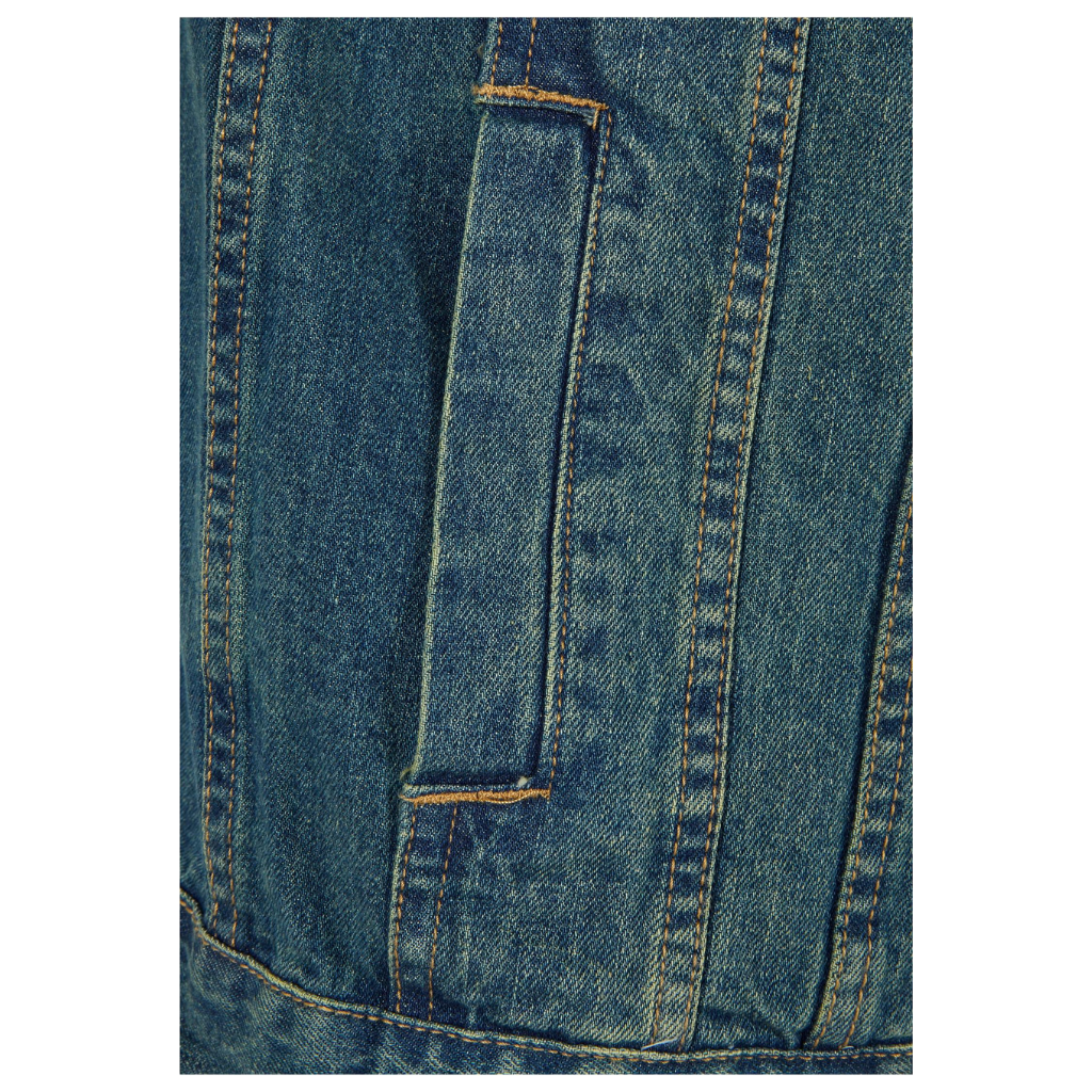 Jeans-Kutte / Metal-Weste Urban Classics Blau / Lighblue (bis 4XL)
