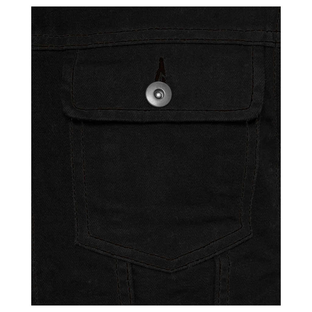 Jeans-Kutte / Metal-Weste Urban Classics Schwarz / Black (bis 4XL)