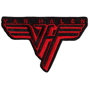 Van Halen Patch Aufnäher · Classic Red Logo · Offizieller Metal Band Merch