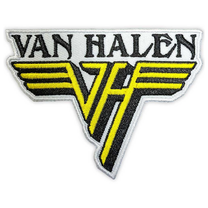 Van Halen Patch Aufnäher · Yellow Text Logo · Offizieller Metal Band Merch