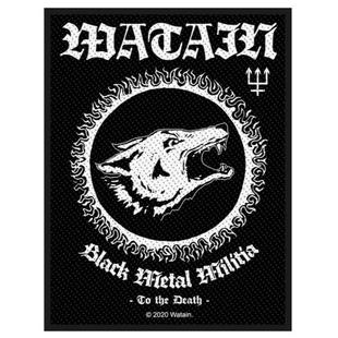 Watain Patch Aufnäher · Black Metal Militia · Offizieller Metal Band Merch