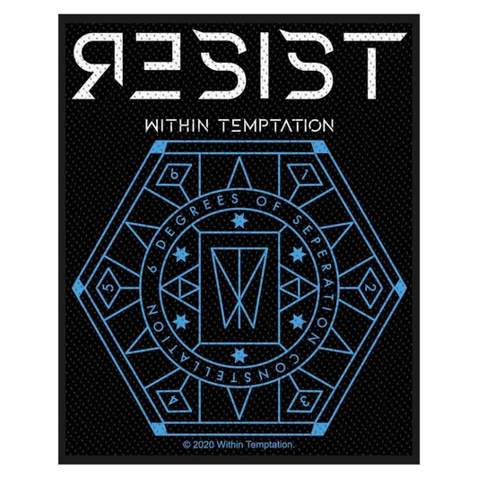 Within Temtation · Resist Hexagon (8cm x 10cm)