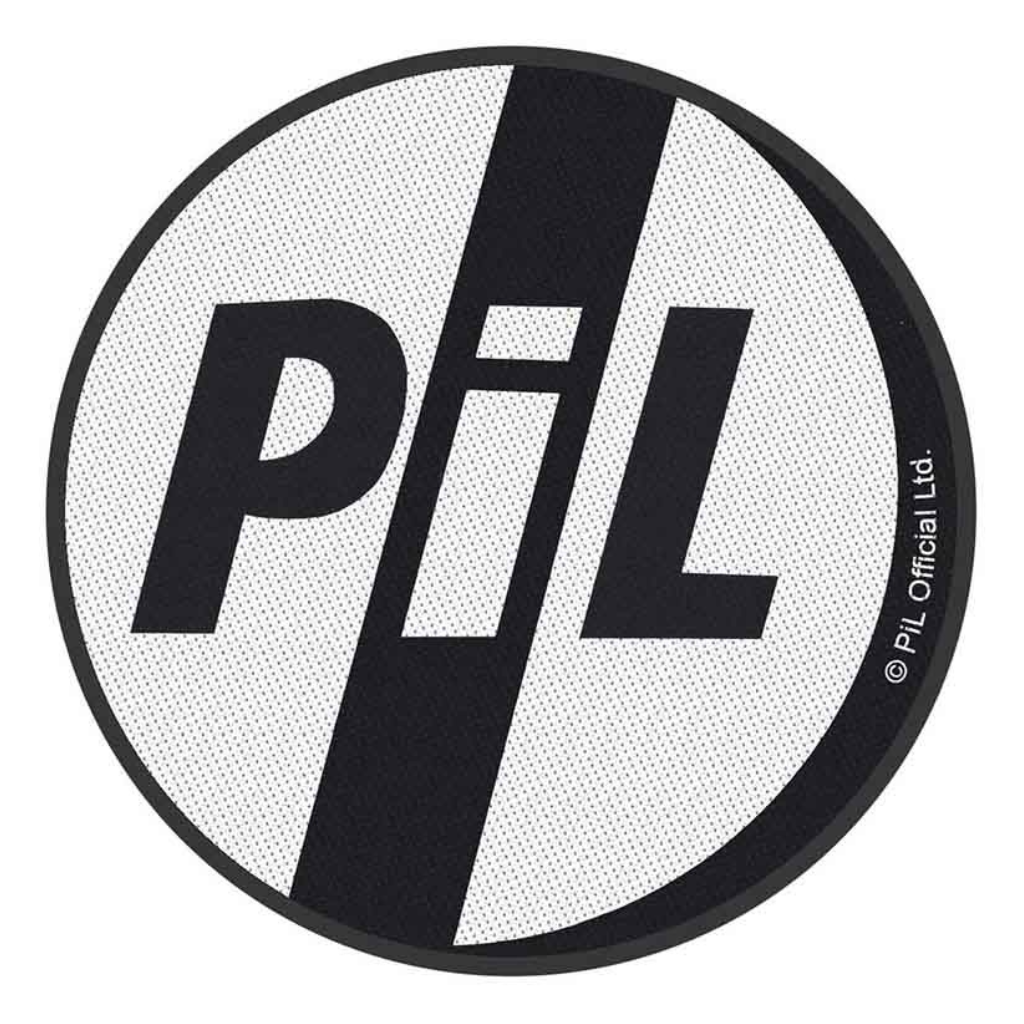 PIL (Public Image Ltd) Patch · Circle Logo White