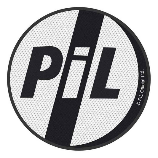 PIL (Public Image Ltd) Patch · Circle Logo White