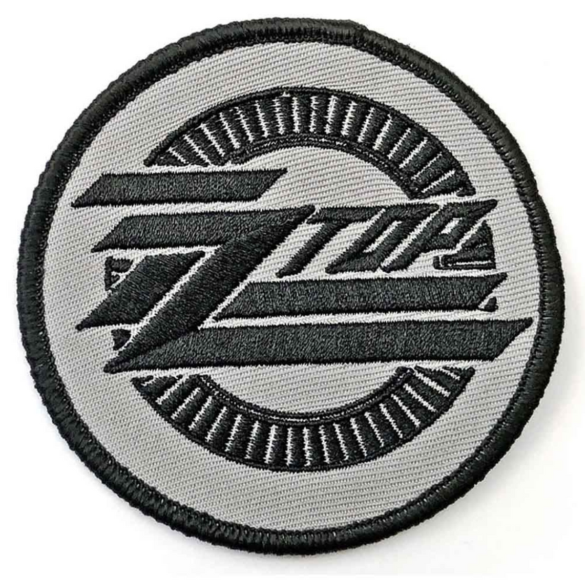 ZZ Top Patch Aufnäher · Circle Logo · Offizieller Metal Band Merch
