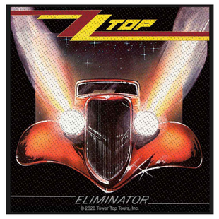 ZZ Top Patch Aufnäher · Eliminator · Offizieller Metal Band Merch