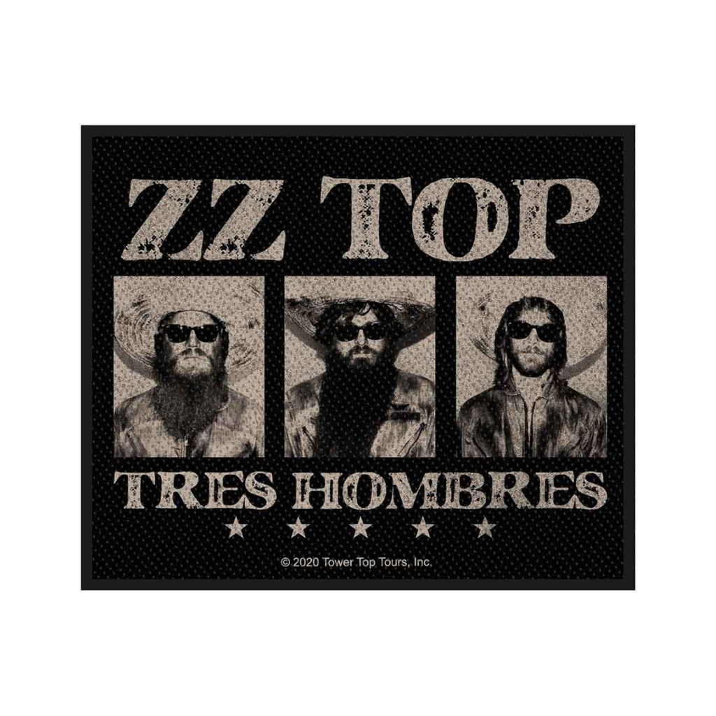 ZZ Top Aufnäher Patch Tres Hombres