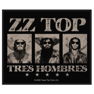 ZZ Top Patch Aufnäher · Tres Hombres · Offizieller Metal Band Merch