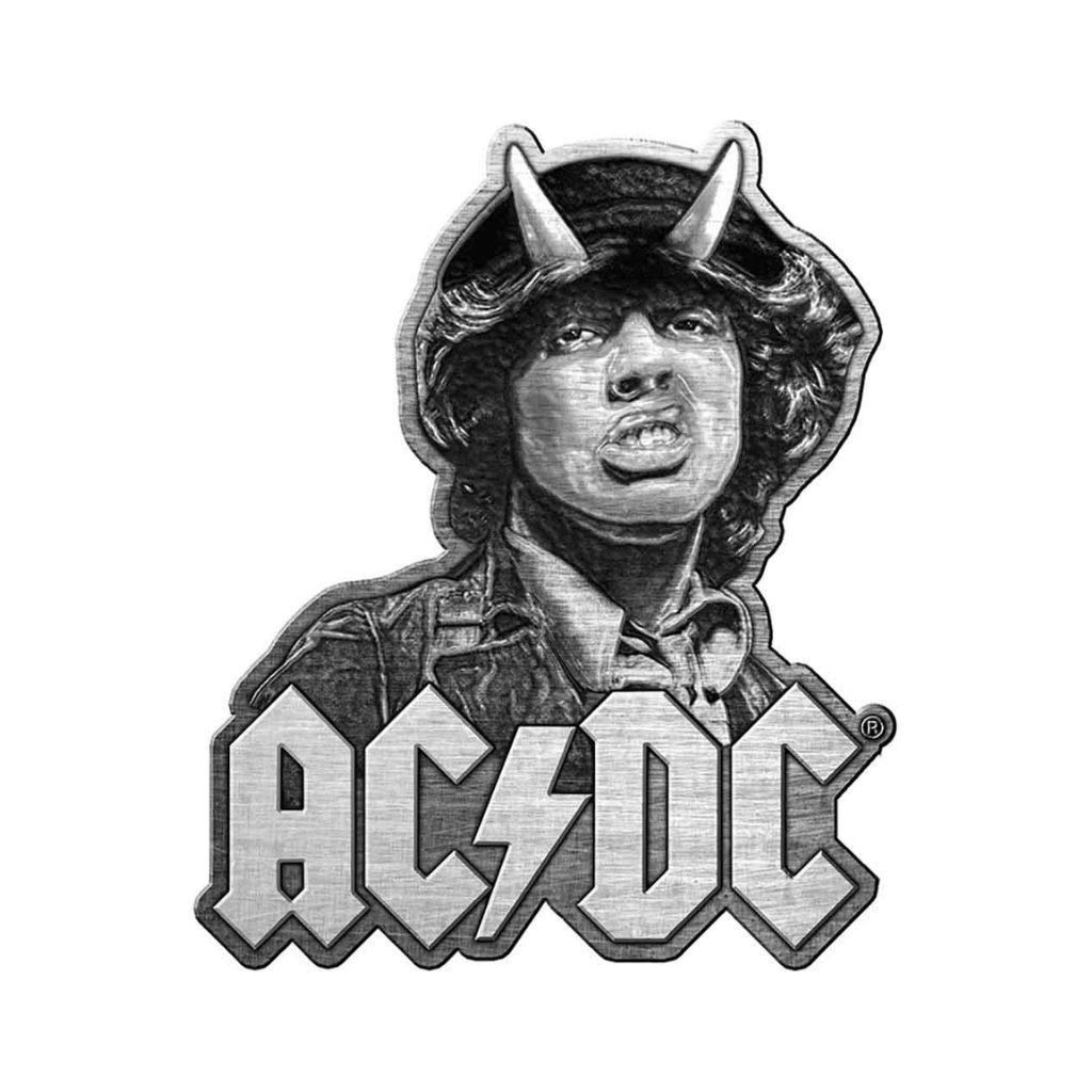 AC DC Metal Anstecker Pin Badge Angus