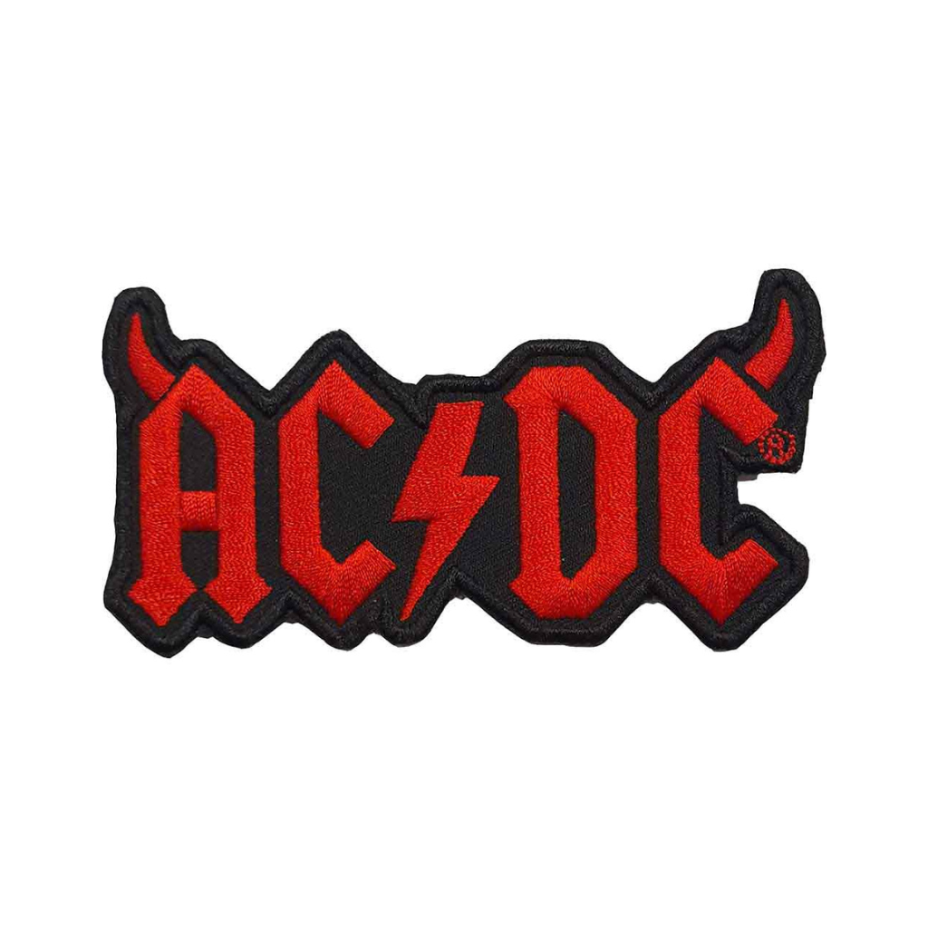 AC DC Aufnäher Patch Horns
