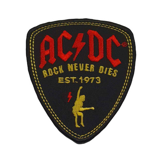  AC DC Aufnäher Patch Plektrum