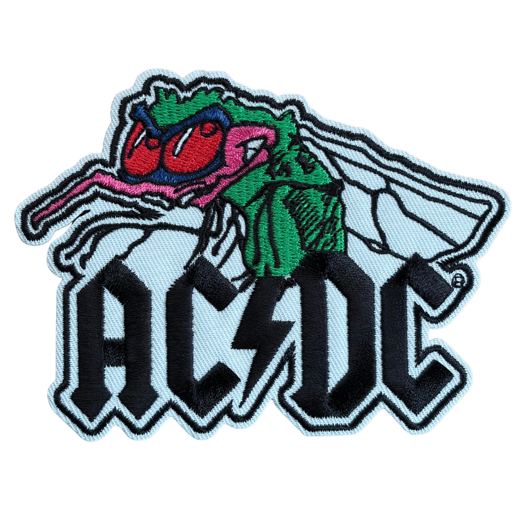 AC/DC Patch · Fly On The Wall New (11cm x 8cm)