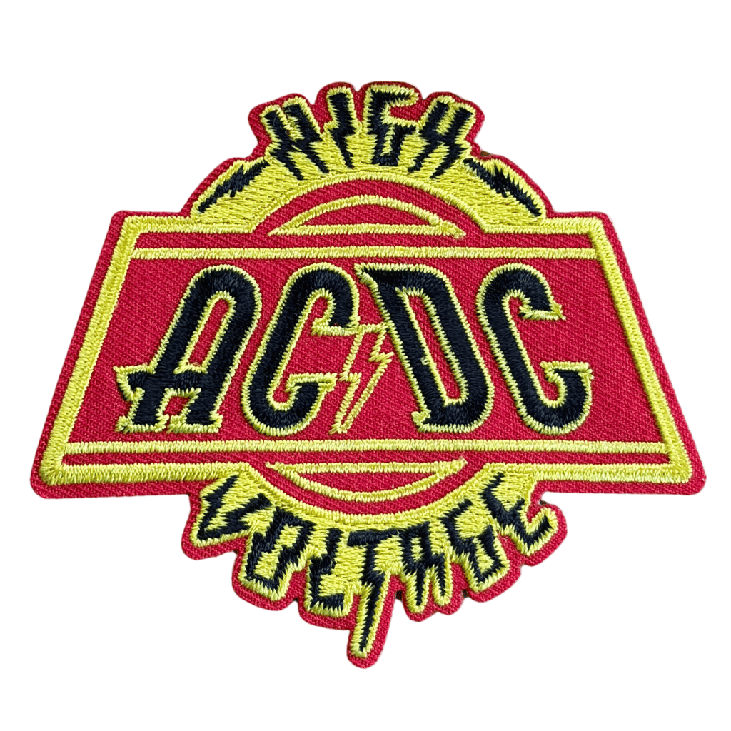 AC/DC Patch · High Voltage Logo (9cm x 8cm)