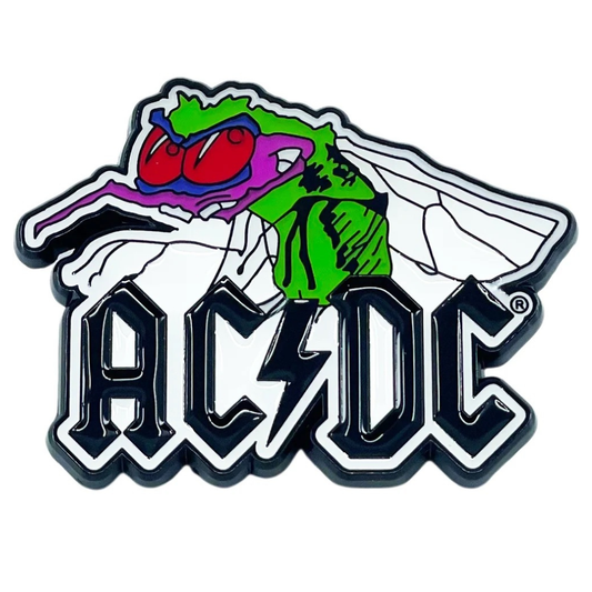 AC/DC Anstecker Pin · Fly On The Wall (4cm x 3cm)