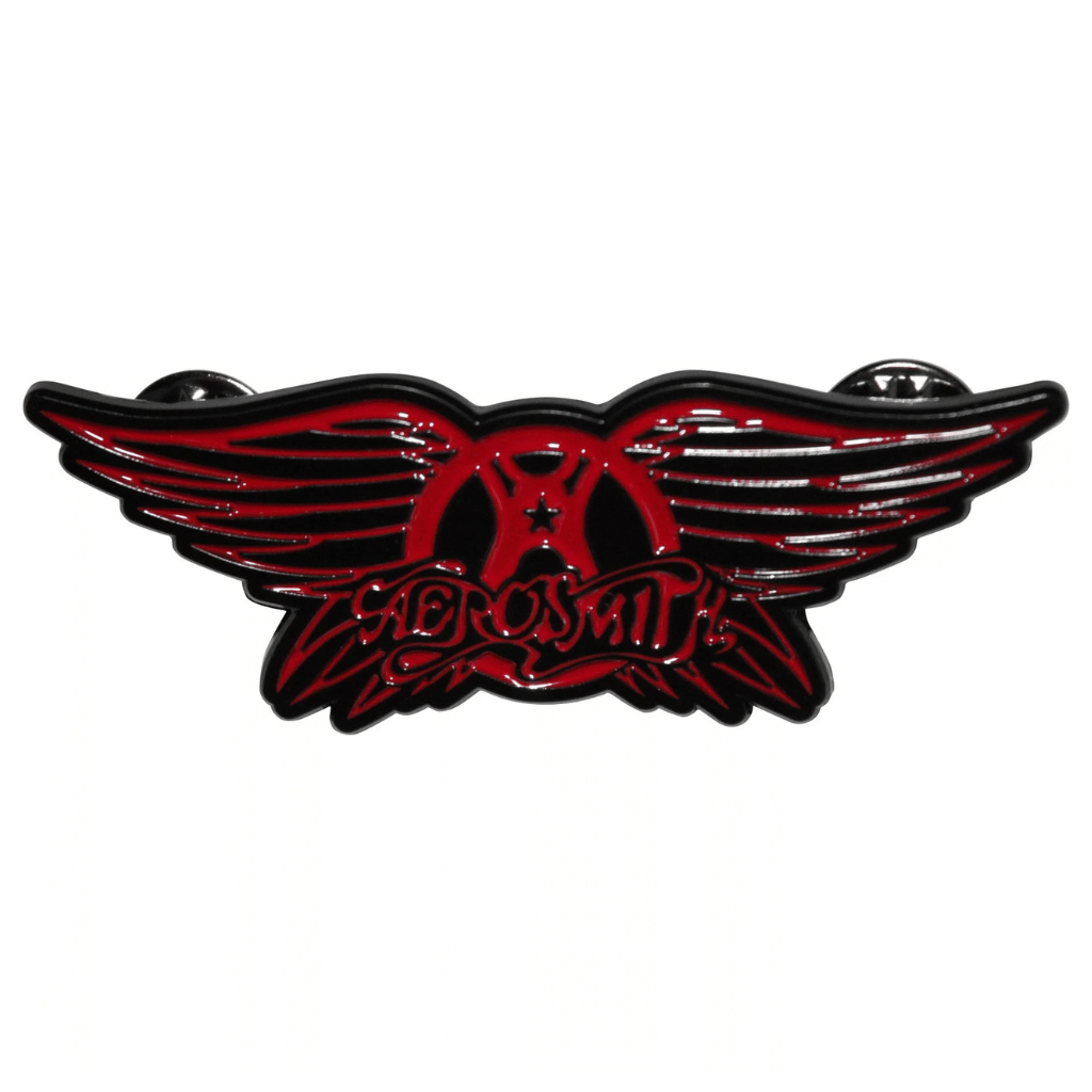 Aerosmith Anstecker Pin · Logo Wings Red