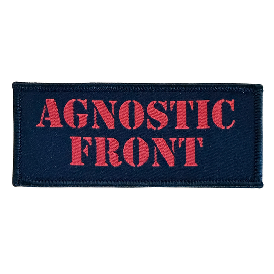 Agnostic Front Patch · Logo Stripe