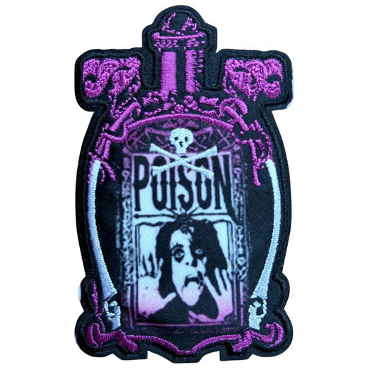 Alice Cooper Patch · Poison (6cm x 10cm) - Totenkopf.com